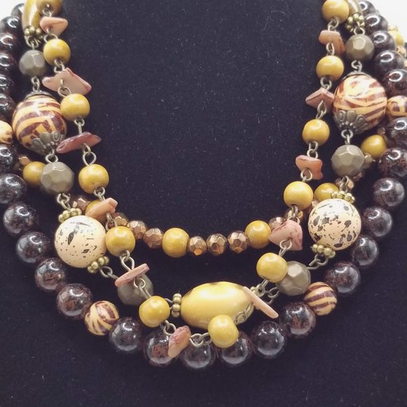 Premier Designs Into the Wild Multi-Strand Necklace Retired - Picture 1 of 4